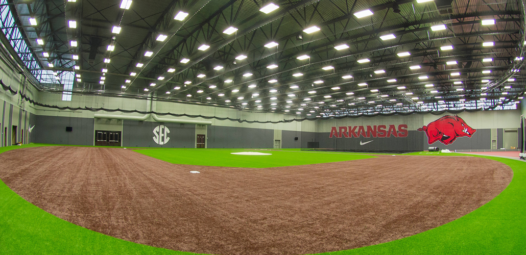 Lighting Baum-Walker Stadium in Fayetteville